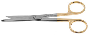 1200-192Q - KNOWLES BANDAGE SCISSORS POWER-CUT-GOLD STRAIGHT 5 1/2" QUANTUM