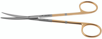 1200-335 - METZENBAUM SCISSORS POWER-CUT-GOLD CURVED DELICATE 5 3/4"