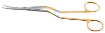 1200-370 - METZENBAUM BAYONET SCISSORS POWER-CUT-GOLD CURVED 7"