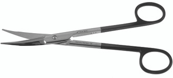 1200-387B - FANOUS SABREBACK SCISSORS TENOTOMY TIP POWER-CUT-BLACK CURVED 6 1/2"
