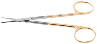 1200-406 - GUM SCISSORS POWER-CUT-GOLD STRAIGHT SHARP 4 1/2"