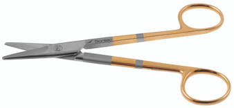 1200-411A - SISTRUNK SCISSORS PC GOLD STRAIGHT 6" (15cm)