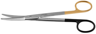 1200-495 - GORNEY SCISSORS DOUBLE BEVELED BLADES TC-POWER-CUT CURVED 6 3/4"