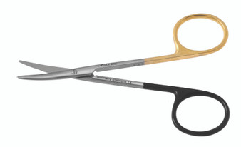 1200-501 - STRABISMUS BABY SCISSORS TC-POWER CUT CURVED 4 1/2"
