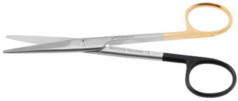 1200-539 - MAYO SCISSORS BEVELED BLADES TC-POWER-CUT STRAIGHT 5 3/4"
