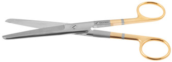 1200-600 - DOYEN SCISSORS POWER-CUT-GOLD SERRATED STRAIGHT HEAVY 7 1/4"