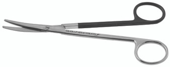 1200-786LQ - METZENBAUM SCISSORS POWER CUT BLACK CURVED LEFT 5 3/4" QUANTUM