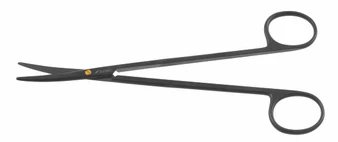 1200-915 - METZENBAUM SCISSORS CERAMITEC POWER CUT W/GOLD SCREW CURVED 7"