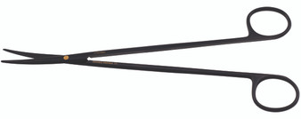 1200-918 - METZENBAUM SCISSORS CERAMITEC POWER CUT W/GOLD SCREW CURVED FINE 8"