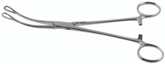 123-608 - FOERSTER SPONGE FORCEPS SERRATED JAWS CURVED 8"