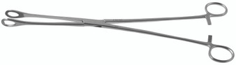 123-617 - FOERSTER SPONGE FORCEPS SERRATED JAWS STRAIGHT 14"