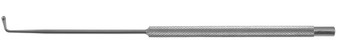 12-7025 - GRAEFE MUSCLE HOOK ROUND KNURLED HANDLE 6" SIZE 2
