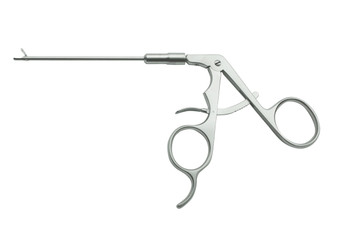 1271-090R - BIOPSY GRASPING FORCEPS 2.7mm STRAIGHT W/OVERLOAD CONE & RATCHET 7"