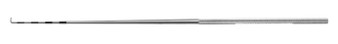 1271-121 - ARTHROSCOPIC HOOK PROBE KNURLED HANDLE 3.5mm TIP 9"
