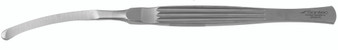 1271-155 - McILWRAITH BISTOURI KNIFE BUTTON END CURVED 55mm BLADES 7"