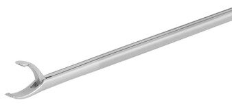 1273-415 - SUTURE RETRIEVER GRASPER SLIDE LOCK HANDLE SERRATED TIP STRAIGHT SHAFT 6"
