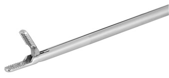 1273-444 - GRASPING FORCEPS SLIDE LOCK HANDLE SERRATED CUP 3.4mm STRAIGHT SHAFT 8 1/4"