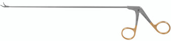 1301-246 - LARYNGOSCOPY FORCEPS CONICAL TUBE 2mm SHAFT ANGLE UP  9"