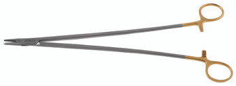 132-125 - MAYO HEGAR NEEDLE HOLDER TC SERRATED TIP 12"