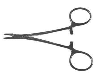 132-348B - KAYE NEEDLE HOLDER CERAMITEC TC SERRATED TIP 4 1/2"