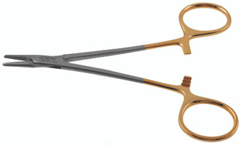 132-374 - HALSEY NEEDLE HOLDER TC SMOOTH TIP 5"