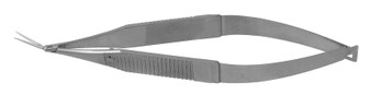 13-5422 - STERN-GILL CAPSULOTOMY SCISSORS SHARP ANGLE FORWARD EXTRA THIN 10mm LONG BLADES FS