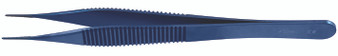 136-662T - TITANIUM ADSON FORCEPS SERRATED HANDLE DELICATE SERRATED 0.8mm TIP 4 3/4"
