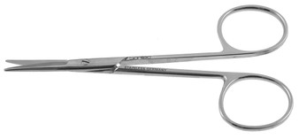 13-7527 - KNAPP IRIS SCISSORS CLASSIC BLUNT/BLUNT STRAIGHT SERRATED 4"