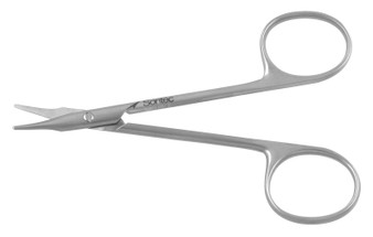 13-8810 - STEVENS TENOTOMY SCISSORS SHORT BLUNT CURVED BLADES 4 1/8"