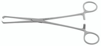 140-345 - THOMS ALLIS TISSUE FORCEPS 6 x 7 TEETH 8"