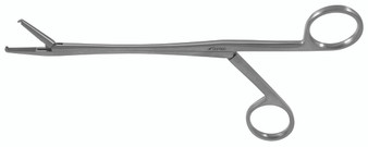 1404-852 - MENISCUS GRASPING FORCEPS AXIAL RING HANDLE STRAIGHT SERRATED TIP 1x2T 7"