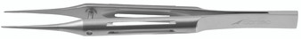 14-5540 - TENNANT FORCEPS W/LONG TYING PLATFORM ERGONOMIC HANDLE SMOOTH DELICATE STRAIGHT 6mm TIP 4 1/2"