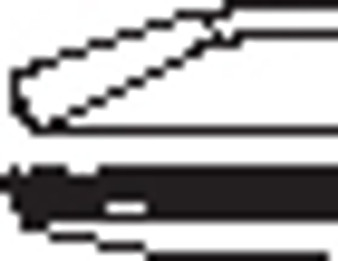 14-6510 - BONACCOLTO SUTURE CONJUNCTIVAL FORCEPS STRAIGHT CROSS SERRATED LONGIT SERRATED 1.7mm TIP