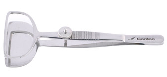 14-9725 - CASTROVIEJO LIP GRAFT CLAMP FORCEPS U-SHAPED 20 MM x 40 MM