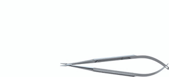 15-4110 - SONTEC BARRAQUER NEEDLE HOLDER W/O LOCK KNURLED HANDLE EXTRA DELICATE STRAIGHT TIP 4 7/8"