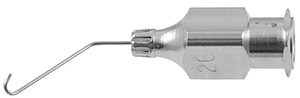 16-5740 - MCINTYRE BRINKHORST IRRIGATION CANNULA RIGHT HOOK SMOOTH BLUNT ANGLE TIP 26GA