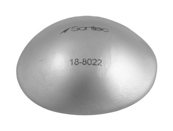 18-8026 - EYE SHIELD SMOOTH SURFACE STAINLESS STEEL 22 x 27mm COMES WITH SUCTION CUP (1 EACH)