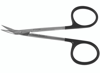 199-501B - BIRO NAEVUS SCISSORS SHARP UP ANGLE BLADES POWER-CUT-BLACK 4"