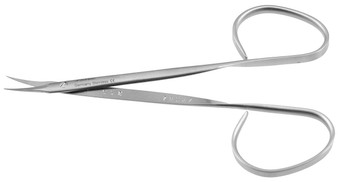 199-520 - SONTEC STITCH SCISSORS CLASSIC RIB HANDLE SHARP NEEDLE POINT CURVED BLADES 4 1/2"