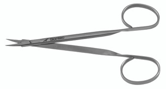 199-522 - SONTEC STITCH SCISSORS CLASSIC RIB HANDLE SHARP NEEDLE POINT  CURVED BLADES 5"