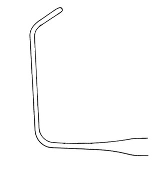 2100-025 - VASCULAR CLAMP DELICATE DOUBLE ANGLE V-JAWS ANGLE SHANK LARGE 4 3/4" FS