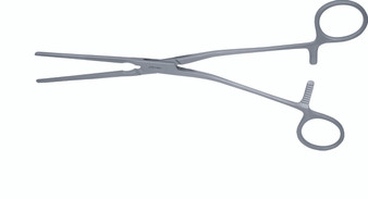 2100-195 - COOLEY PATENT DUCTUS CLAMP STRAIGHT ATRAUMATIC JAW ANGLE SHANK 7 3/4" FS