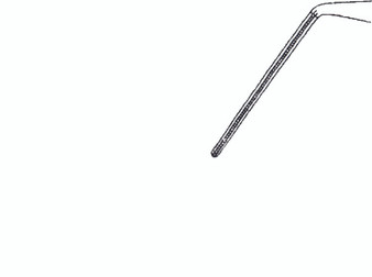 2100-535 - DEBAKEY NEONATAL CLAMP ANGLE JAW/STRAIGHT SHANK 4 1/8"  FS