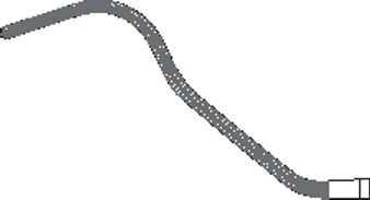 2100-569 - PROFUNDA COOLEY CLAMP ANGLE CURVED JAW/SHANK ANGLE BACKWARD 7"  FS