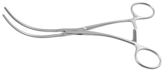 2100-744 - DEBAKEY AORTA EXCLUSION CLAMP FULL CURVED JAW 7 1/2" FS