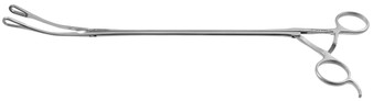 2100-8245 - VATS FOERSTER DEBAKEY CLAMP W/RATCHET 20mm CURVED LEFT 15" (38cm) FS