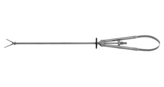 2100-827 - DEBAKEY FORCEPS ROUND SPRING HANDLE W/O RATCHET 1mm JAW 16 1/4" FS