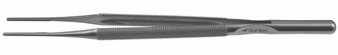 2200-176 - DEBAKEY FORCEPS ROUND HANDLE 2mm 7 1/8" COUNTER WEIGHT  FS
