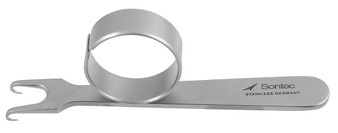 220-152 - THUMB RING SKIN HOOK RETRACTOR LARGE SIZE  2 SHARP PRONGS 3 1/2"