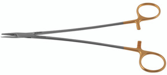 2300-412 - DEBAKEY NEEDLE HOLDER RING HANDLE TC SERRATED EXTRA-LITE 9"
